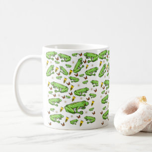 Frogs Butterfly Bumblebee Mug