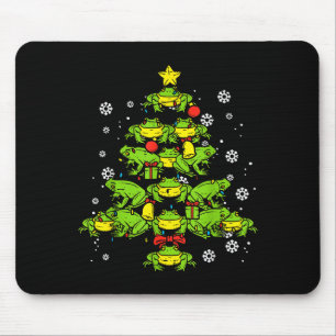 Frogs Christmas Tree Animal Xmas Women Men Kids Mouse Mat