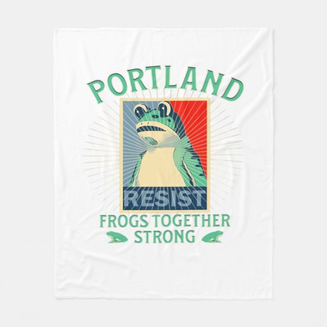 Frogs Classic Fleece Blanket (Front)