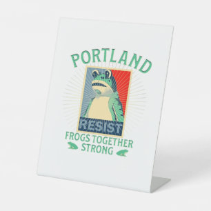 Frogs Classic Pedestal Sign