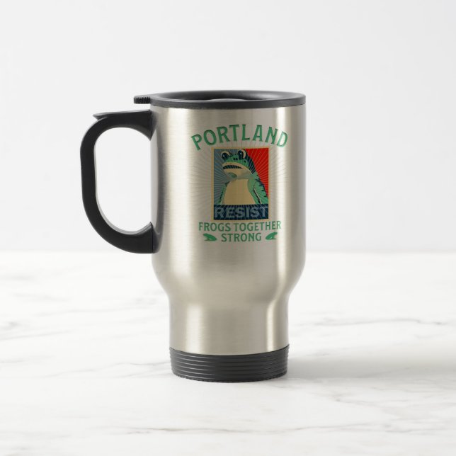 Frogs Classic Travel Mug (Left)