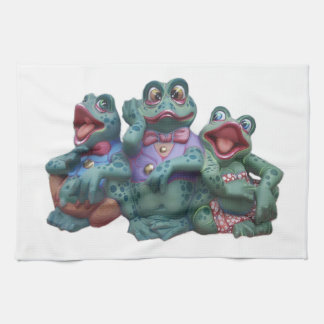 Frogs Design Tea Towel