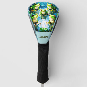 Frogs Driver Golf Head Cover