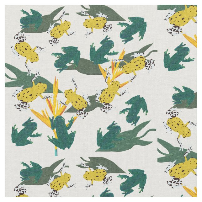 Frogs Fabric (Close Up)
