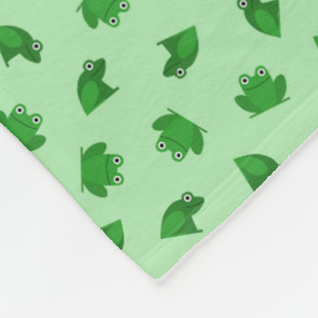 Frogs Fleece Blanket (Corner)