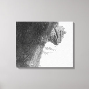 Frog's Head Rock on Deadwood Road Photograph Canvas Print