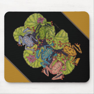 Frogs & Lilly Pads Mouse Pad