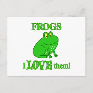 Frogs Love Them Postcard