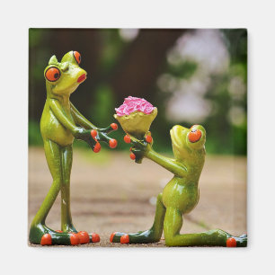 Frogs lovers magnet