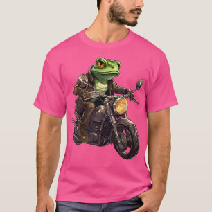 Frogs Motorcycle Motorcyclist Frog T-Shirt