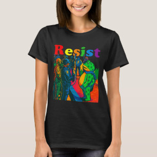 Frogs Resist Portland Frog Protest Vintage Activis T-Shirt