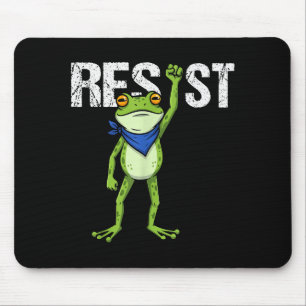 Frogs Resist - Rtland Frog Protest Funny Mouse Mat