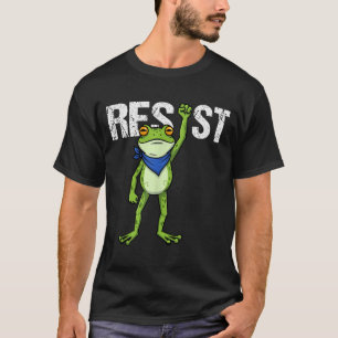Frogs Resist - Rtland Frog Protest Funny  T-Shirt