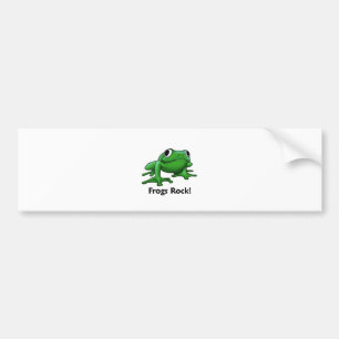 Frogs Rock! Bumper Sticker