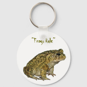 Frogs Rule Keychain
