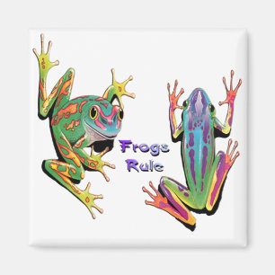 Frogs Rule Magnets