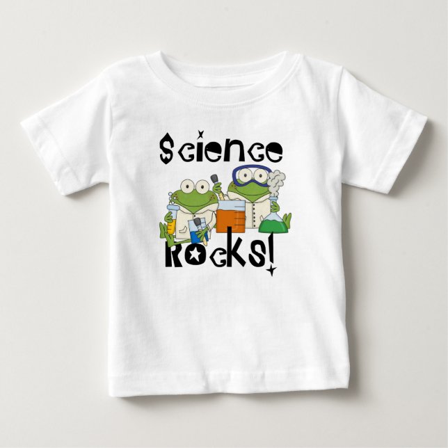 Frogs Science Rocks Baby T-Shirt (Front)