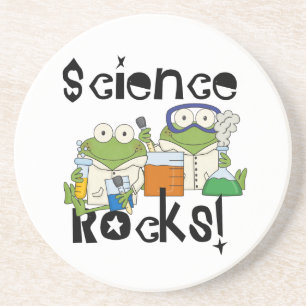 Frogs Science Rocks Coaster