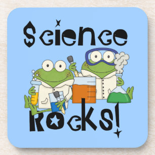 Frogs Science Rocks Coaster