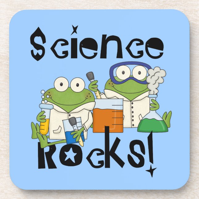 Frogs Science Rocks Coaster (Front)