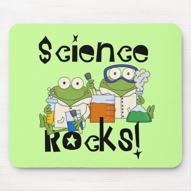 Frogs Science Rocks Mouse Mat (Front)