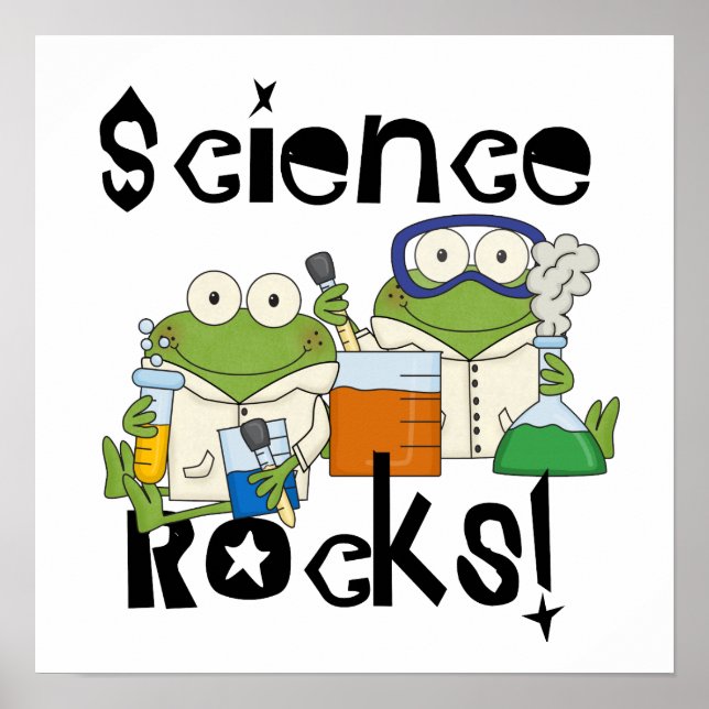 Frogs Science Rocks Poster (Front)