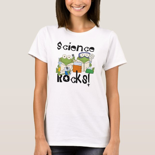 Frogs Science Rocks T-Shirt (Front)