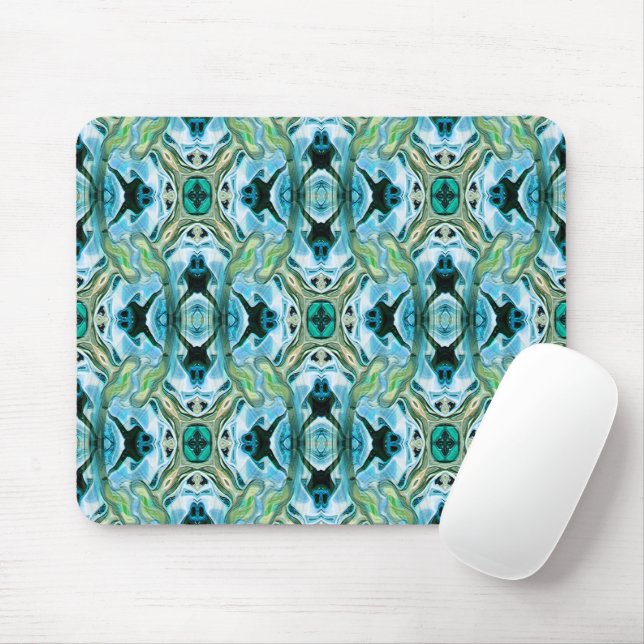 Frogs swimming.... mouse mat (With Mouse)