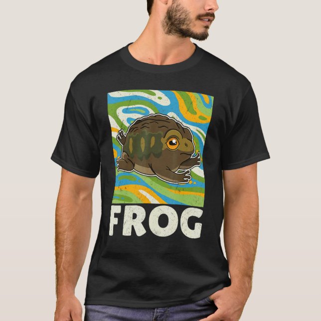 Frogs Toads Biology Biologist Humor Saying Amphibi T-Shirt (Front)