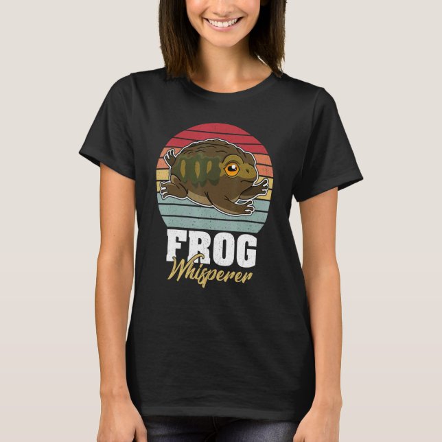 Frogs Toads Biology Biologist Humor Saying Amphibi T-Shirt (Front)