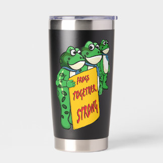 Frogs Together Strong Insulated Tumbler