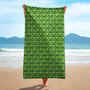 Frogs Together Strong Portland Frog Protest Beach Towel