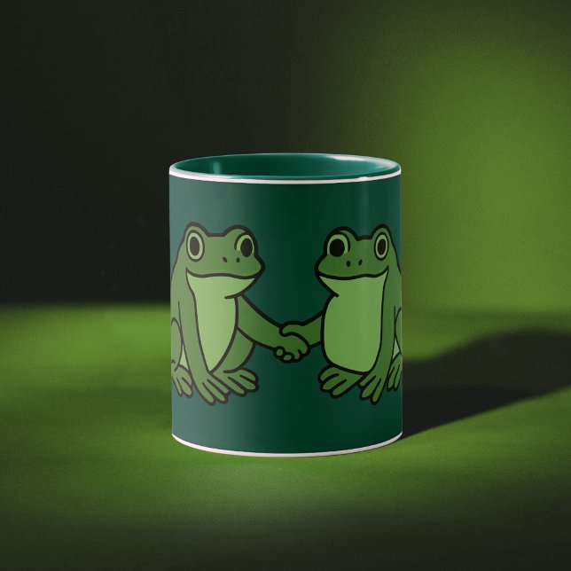 Frogs Together Strong Portland Frog Protest Mug (Creator Uploaded)