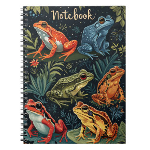 Frogs Vintage  Notebook