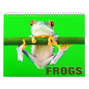 Frogs Wall Calendar