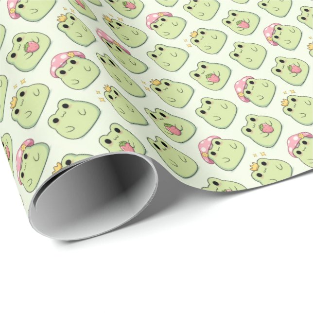 Frogs Wrapping Paper (Roll Corner)