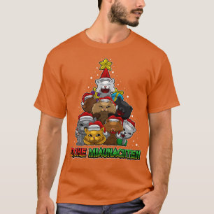 Frohe Miaunachten  Katzenbesitzer Weihnachten Katz T-Shirt