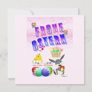 Frohe Ostern Announcement