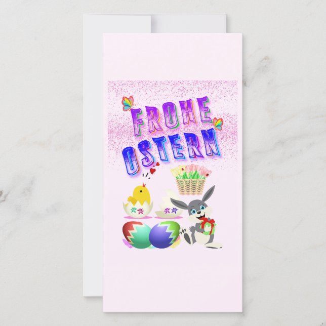 Frohe Ostern Card (Front)