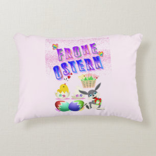 Frohe Ostern Decorative Cushion