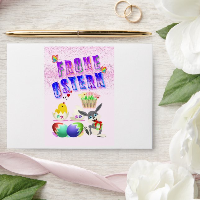 Frohe Ostern Envelope (Wedding)