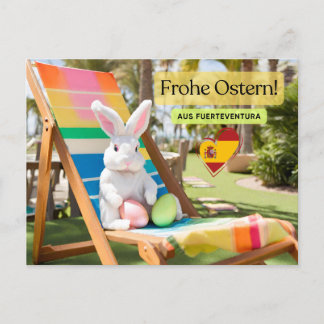 Frohe Ostern Fuerteventura Postcard