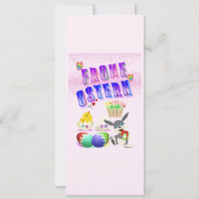 Frohe Ostern Holiday Card (Front)