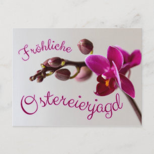 Frohe Ostern mit fröhlicher Ostereierjagd! Postcard