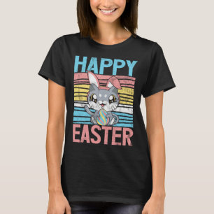 Frohe Ostern T-Shirt Happy Easter Cat Funny Easter