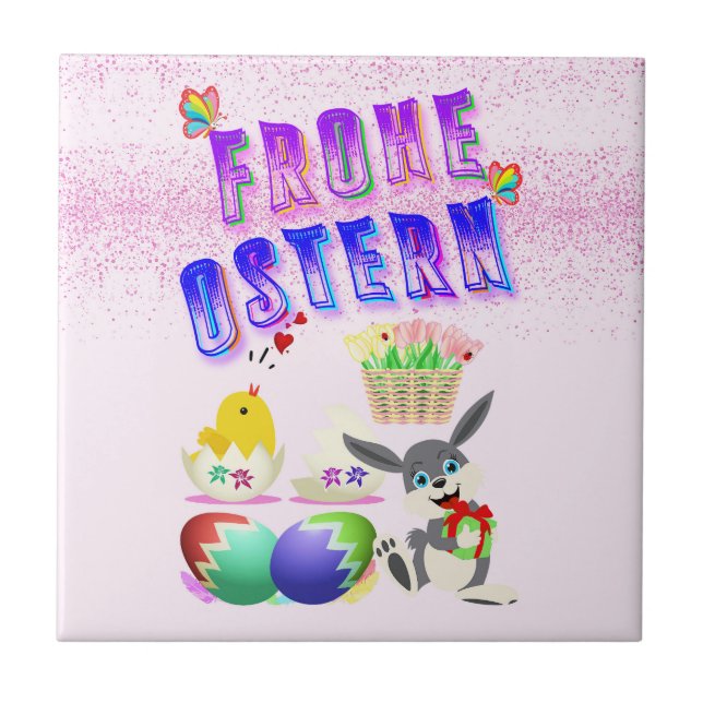 Frohe Ostern Tile (Front)