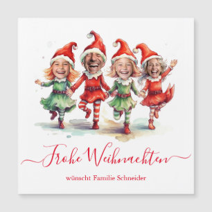 Frohe Weihnachten 4 Photos German Christmas elves 