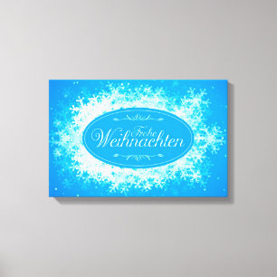 Frohe Weihnachten Canvas Print
