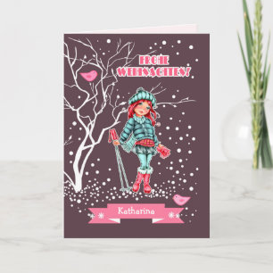 Frohe Weihnachten. Christmas Cards in German