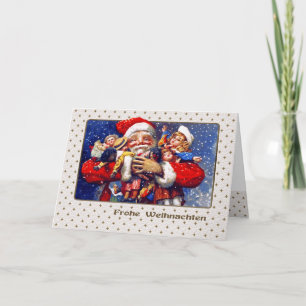 Frohe Weihnachten. Christmas Cards in German
